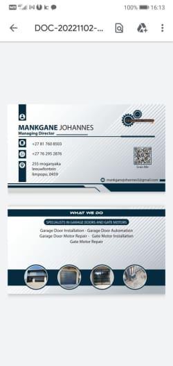 Johannes Mankgane Joe profile